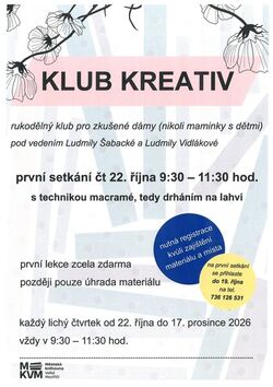 Klub kreativ_2026