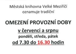 Omezení provozu_prázdniny_2025