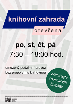 Plak&aacute;t zahrada_otevřena_2026
